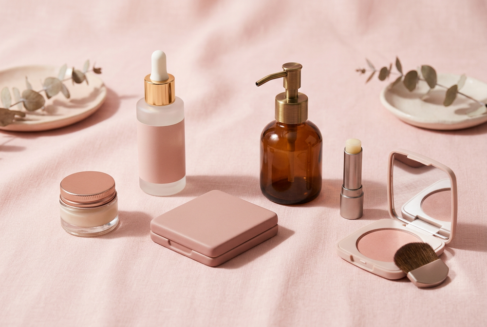 Blush-pink beauty sale visual